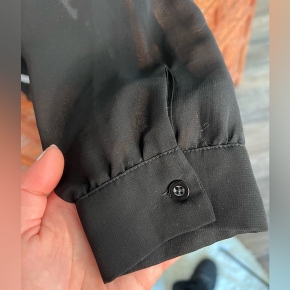 goth skeleton sheer button up- iron fist brand - Picture 4 of 5